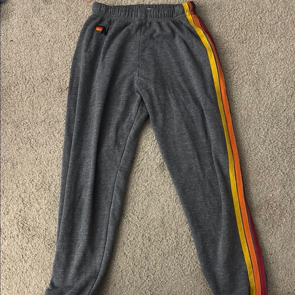 Aviator Nation Joggers with Multicolor Stripe
